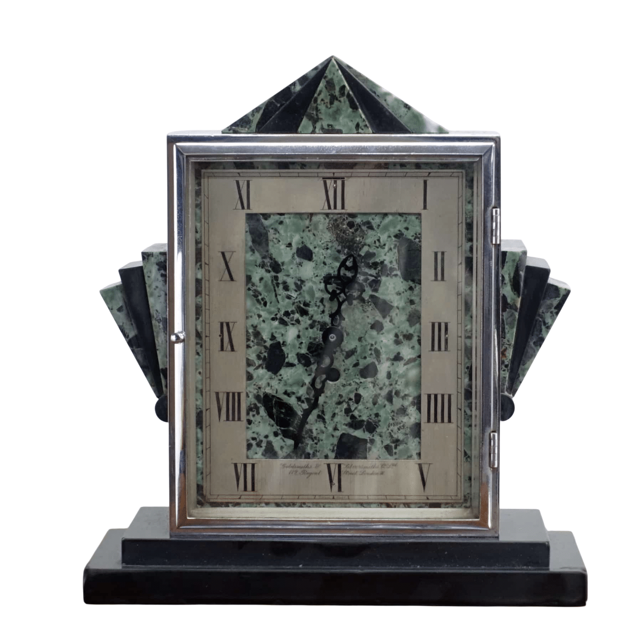Art Deco Mantel Clock by Goldsmiths & Silversmiths 1930’s