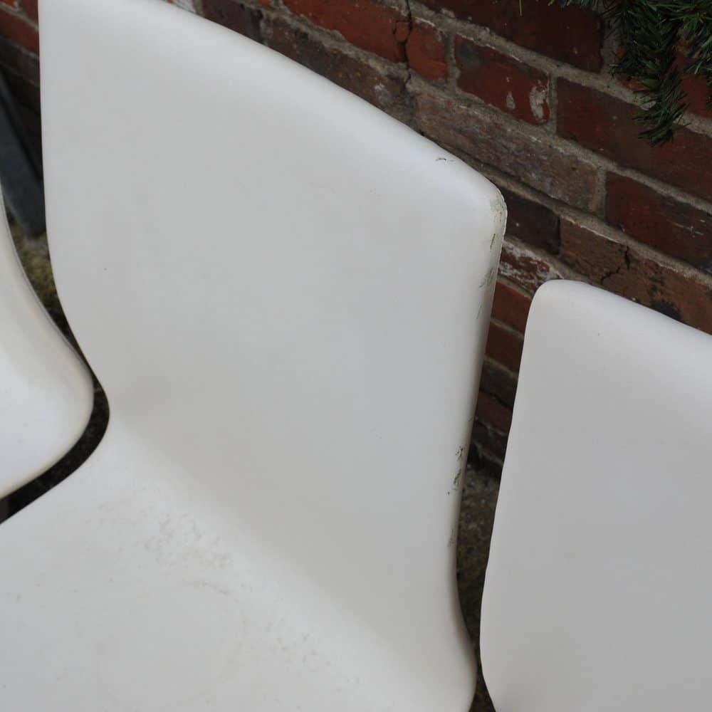 'Oxford' Swivel Chairs In White By Arne Jacobsen For Fritz Hansen, 1965, Set Of 4