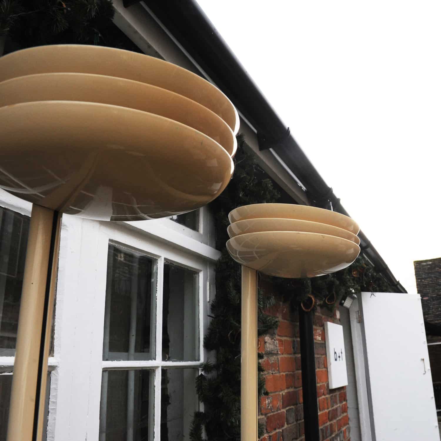 Vintage Italian Cream Model Rl 101/5 Floor Lamps From Relux, Set Of 2, 1970s