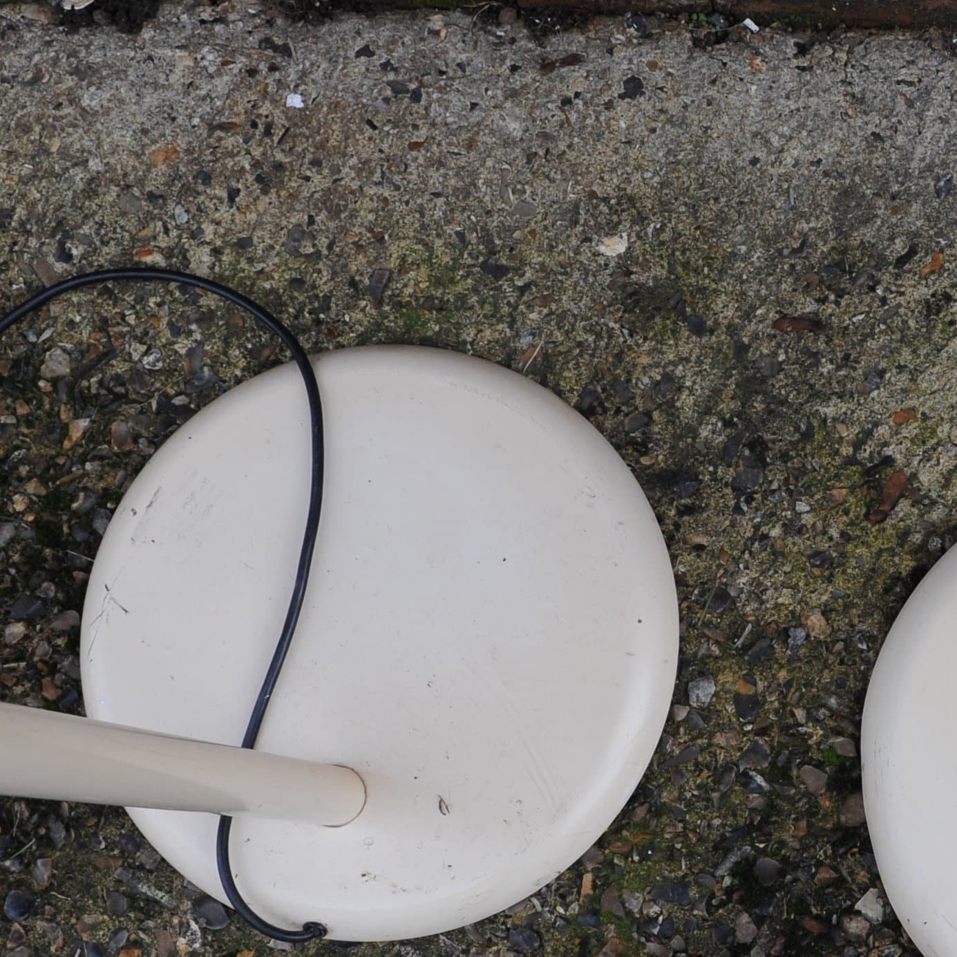Vintage Italian Cream Model Rl 101/5 Floor Lamps From Relux, Set Of 2, 1970s