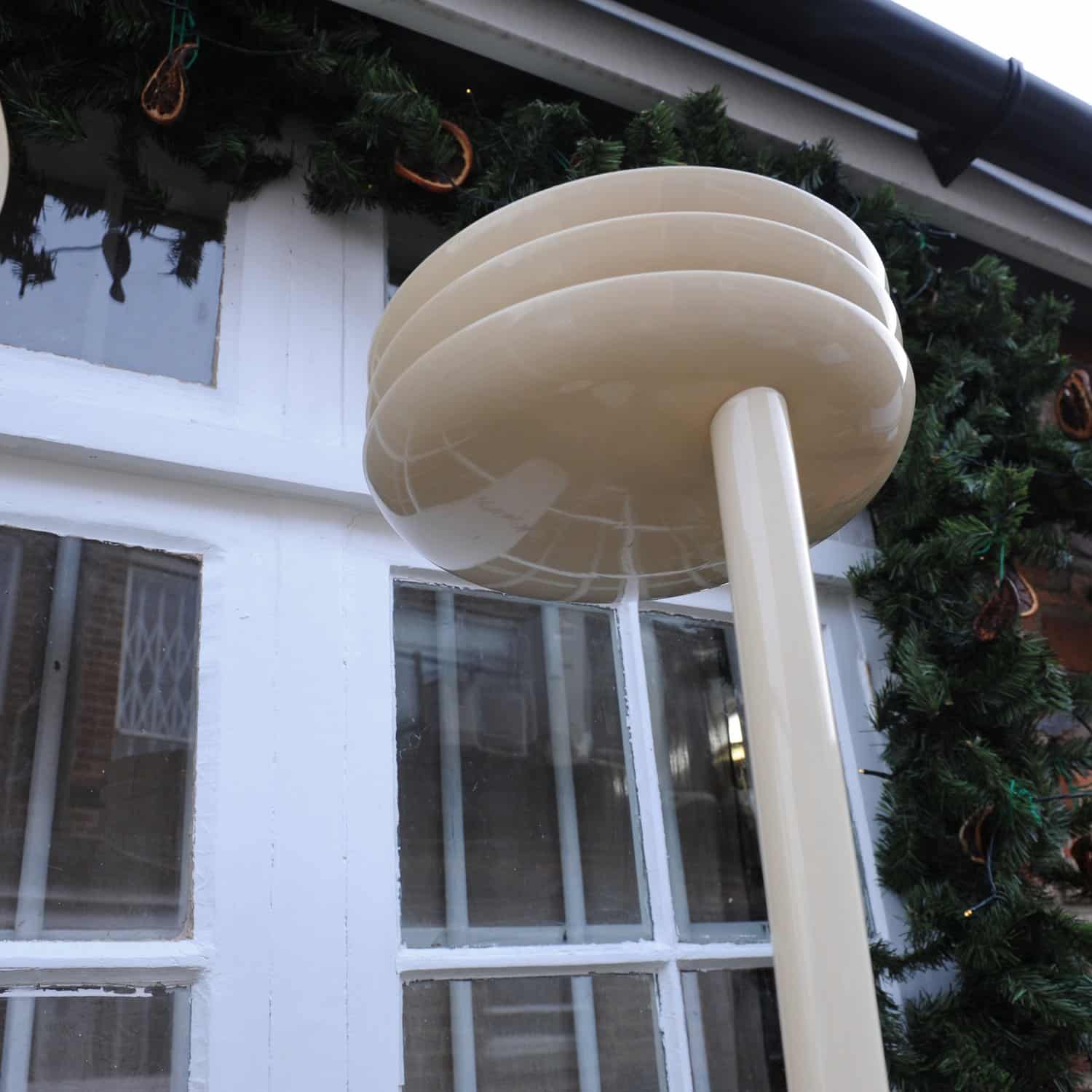 Vintage Italian Cream Model Rl 101/5 Floor Lamps From Relux, Set Of 2, 1970s