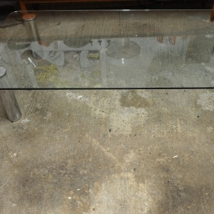 Large Glass & Chrome Coffee Table By Marco Zanuso For Zanotta, Italy, 1960s