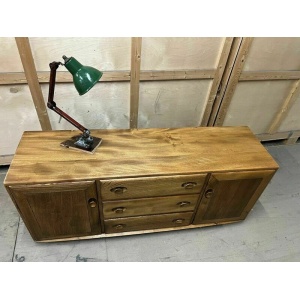 Ercol Windsor Sideboard Blue Label Elm Midcentury Modern