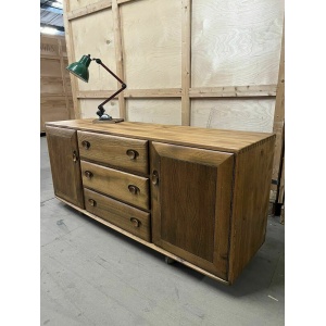 Ercol Windsor Sideboard Blue Label Elm Midcentury Modern