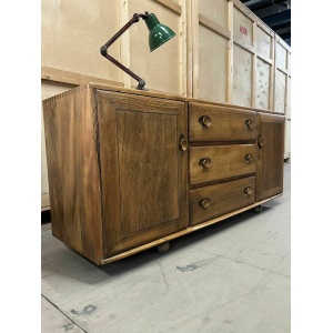 Ercol Windsor Sideboard Blue Label Elm Midcentury Modern