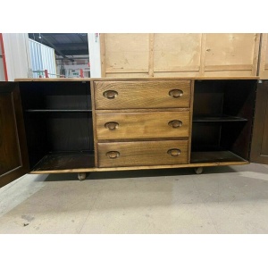 Ercol Windsor Sideboard Blue Label Elm Midcentury Modern