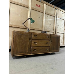 Ercol Windsor Sideboard Blue Label Elm Midcentury Modern