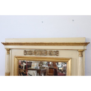 Early 19th Century Neoclassical Large Antique Wall Mirror
