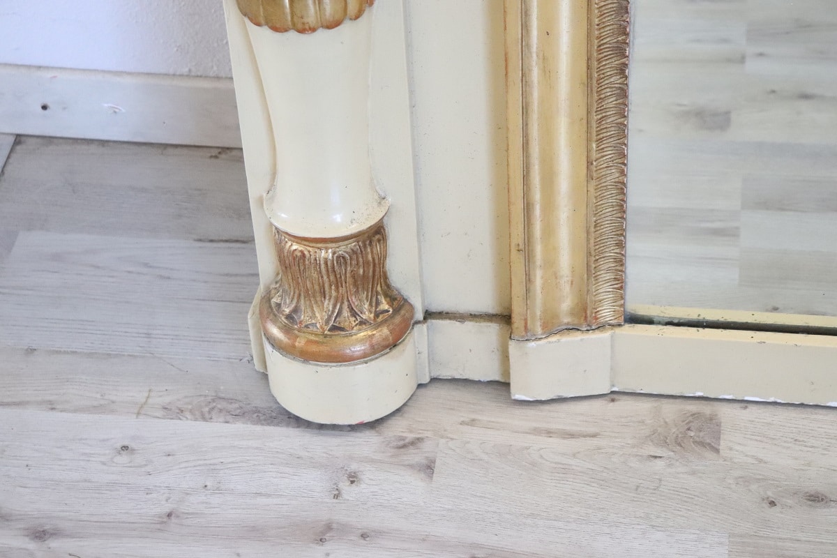 Early 19th Century Neoclassical Large Antique Wall Mirror
