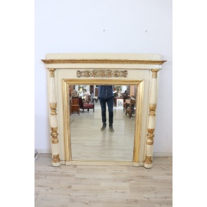 Early 19th Century Neoclassical Large Antique Wall Mirror