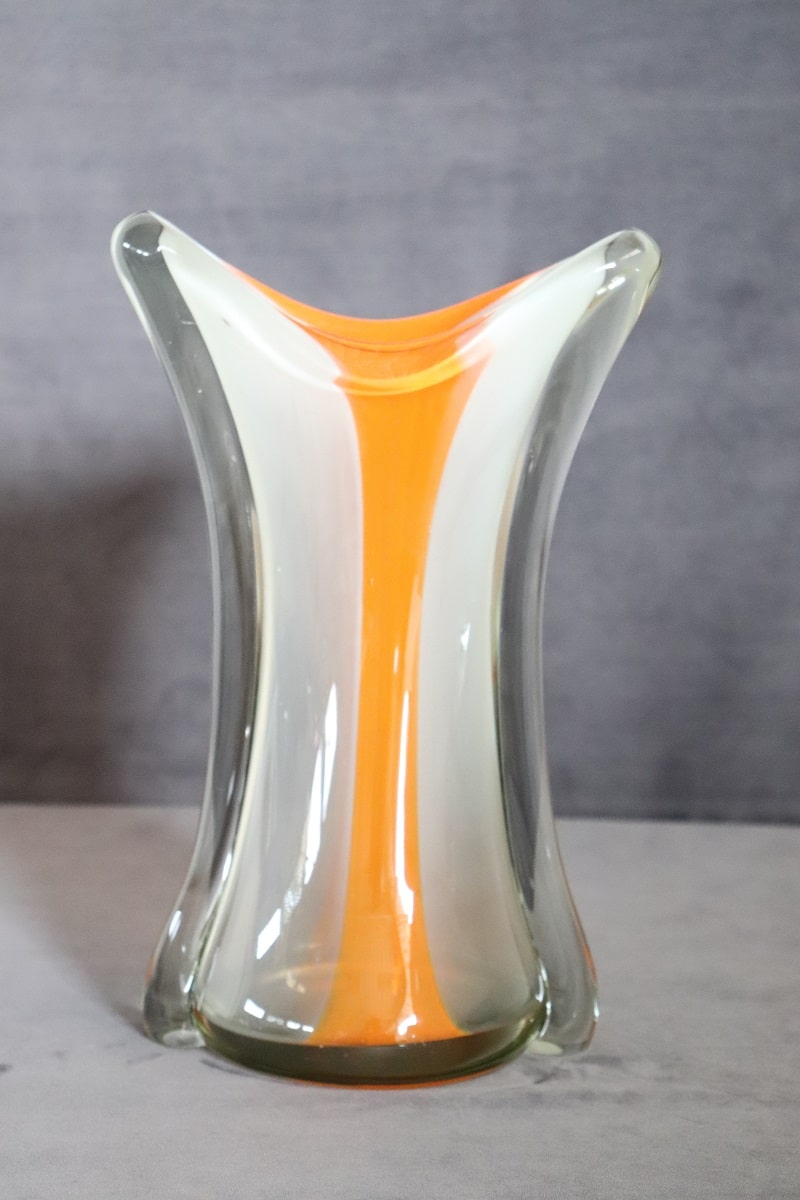 Large Murano Glass Vase, Italy 1960s