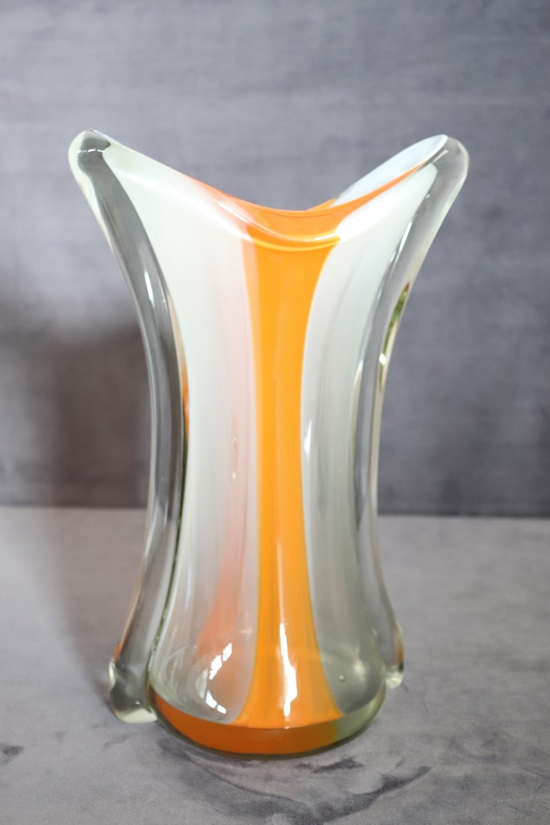 Large Murano Glass Vase, Italy 1960s