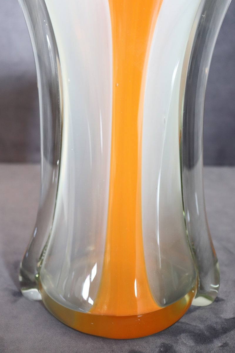 Large Murano Glass Vase, Italy 1960s