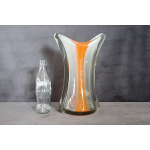 Large Murano Glass Vase, Italy 1960s