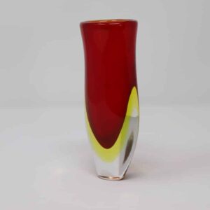 Small Murano Glass Red Vase, 1960s