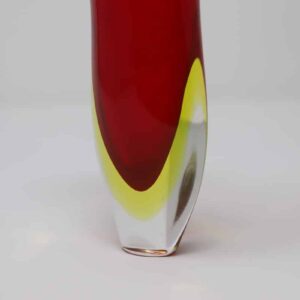 Small Murano Glass Red Vase, 1960s