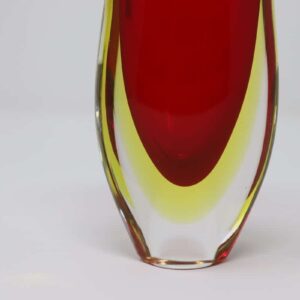 Small Murano Glass Red Vase, 1960s