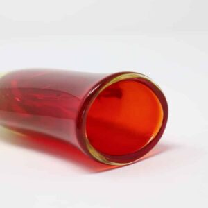 Small Murano Glass Red Vase, 1960s