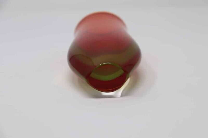 Small Murano Glass Red Vase, 1960s