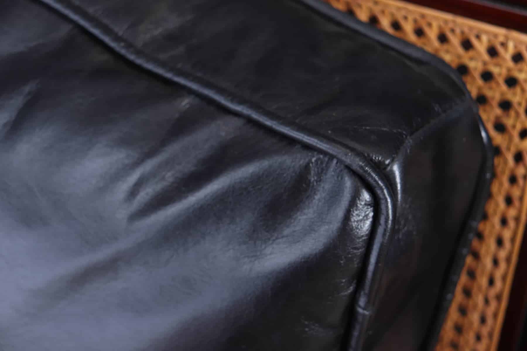 Exceptional Pair Of Regency Mahogany & Leather Library Arm Chairs C1830