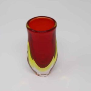 Small Murano Glass Red Vase, 1960s