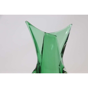 Particular Murano Glass Green Vase, 1960s