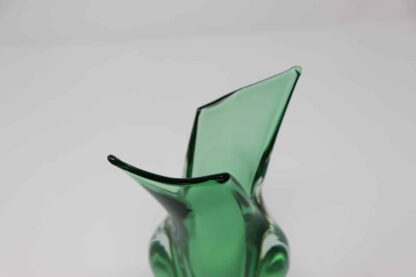 Particular Murano Glass Green Vase, 1960s - Image 7