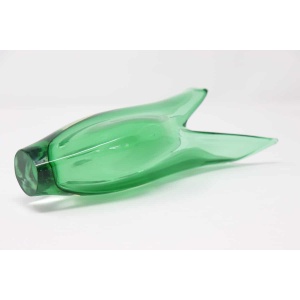 Particular Murano Glass Green Vase, 1960s