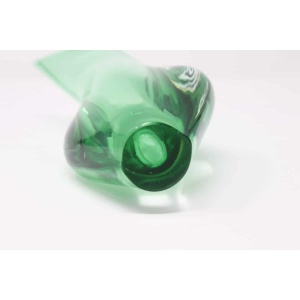 Particular Murano Glass Green Vase, 1960s