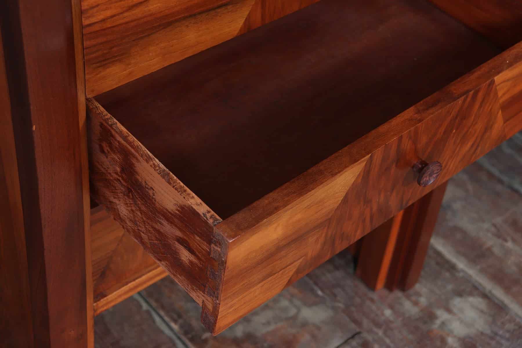Elegant French Art Deco Secretaire Desk