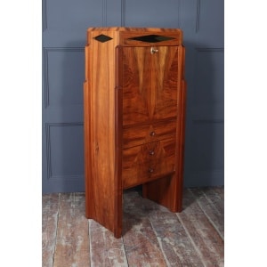 Elegant French Art Deco Secretaire Desk