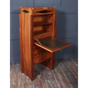 Elegant French Art Deco Secretaire Desk