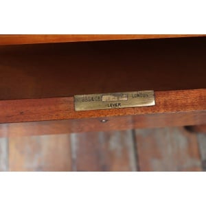 Stylish Art Deco Walnut Desk By Waring & Gillows