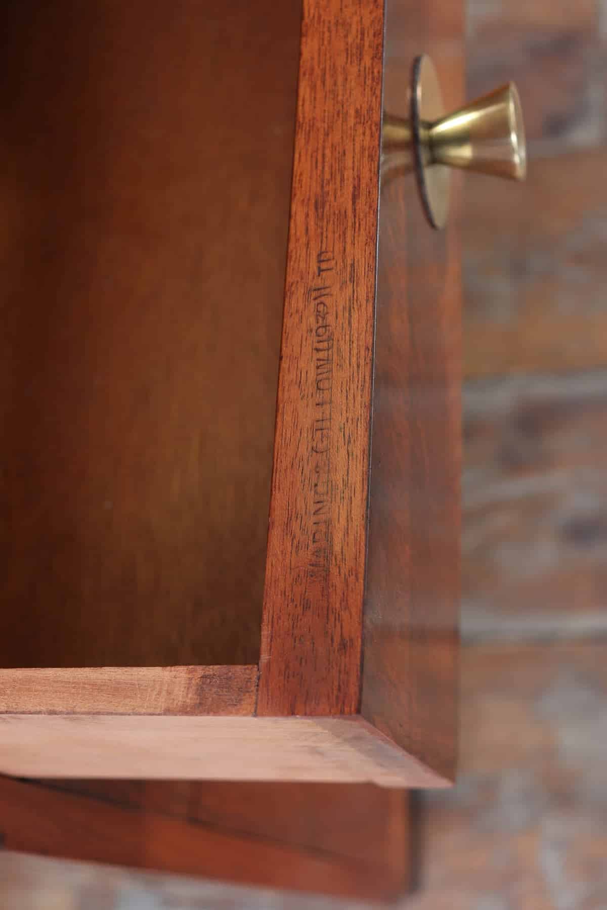 Stylish Art Deco Walnut Desk By Waring & Gillows
