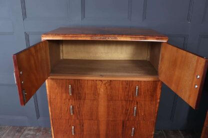 Art Deco Walnut Tallboy C1930 - Image 12
