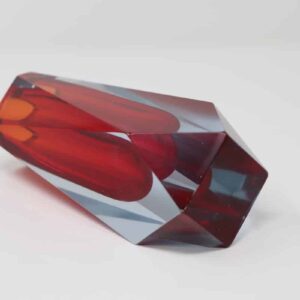 Murano Glass Red Vase, 1960s