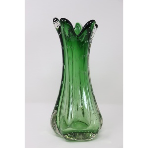 Green Murano Glass Vase, 1960s