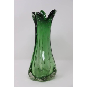Green Murano Glass Vase, 1960s