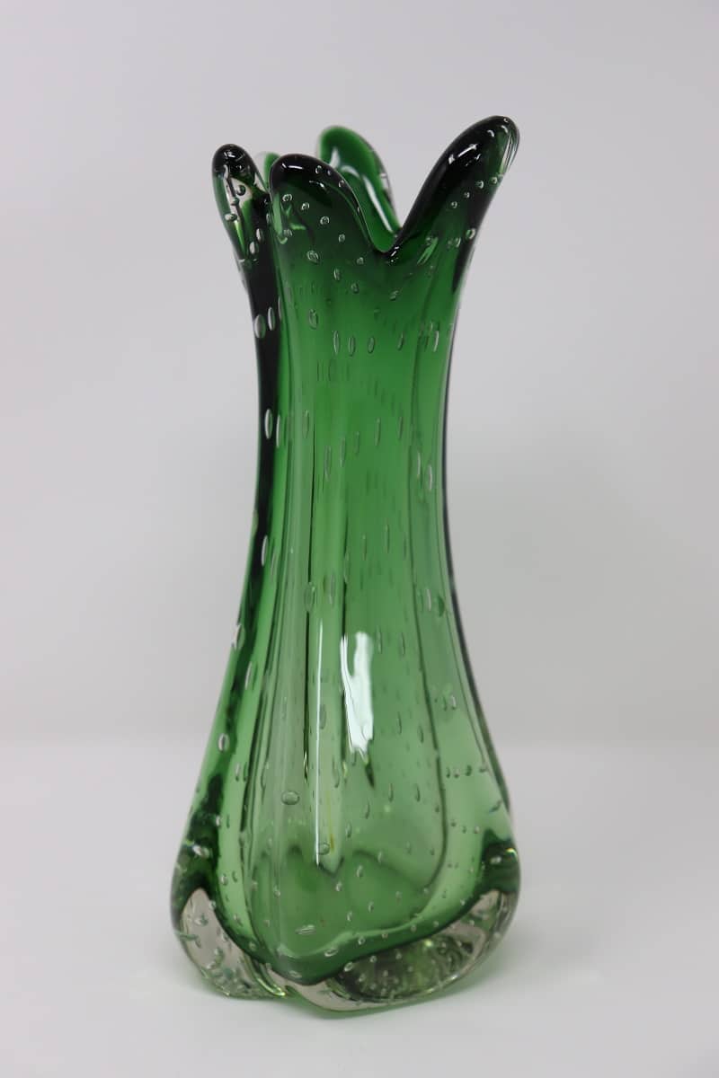 Green Murano Glass Vase, 1960s