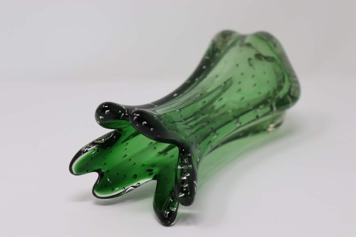 Green Murano Glass Vase, 1960s