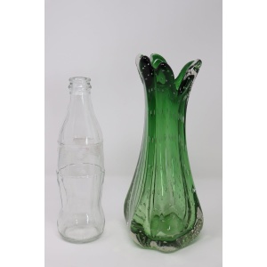 Green Murano Glass Vase, 1960s