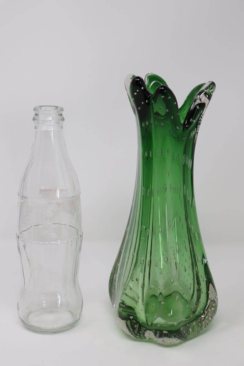 Green Murano Glass Vase, 1960s