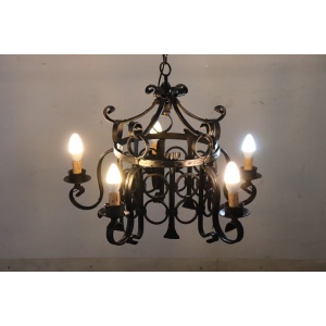 Italian Iron Chandelier