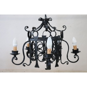 Italian Iron Chandelier