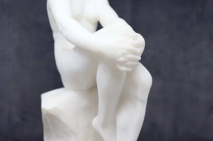 Art Deco Sculpture In White Marble - Image 15