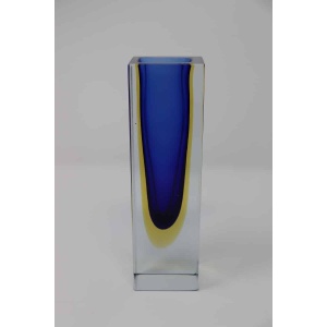 Small Blue Vase In Murano Glass, 1970s