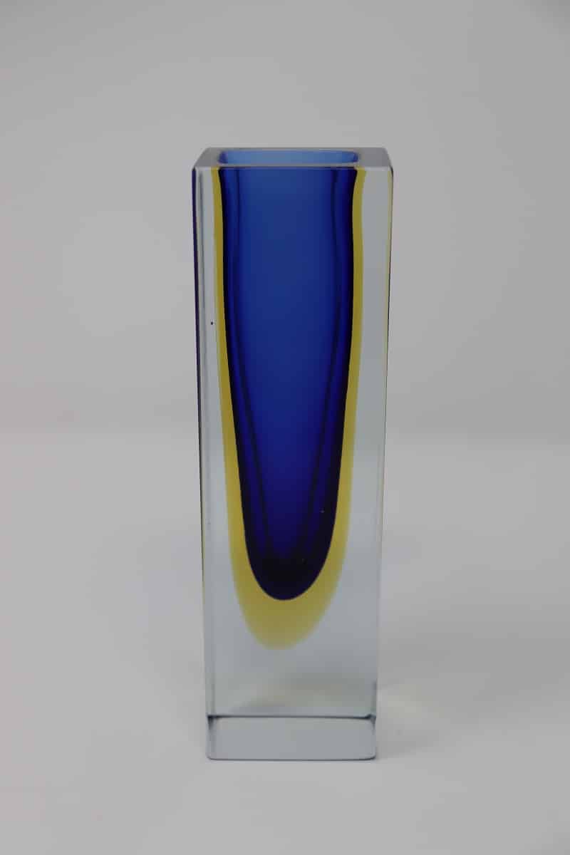 Small Blue Vase In Murano Glass, 1970s