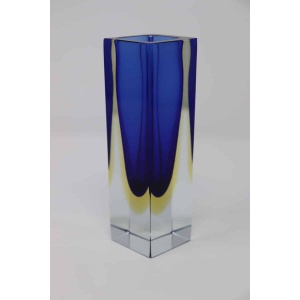Small Blue Vase In Murano Glass, 1970s