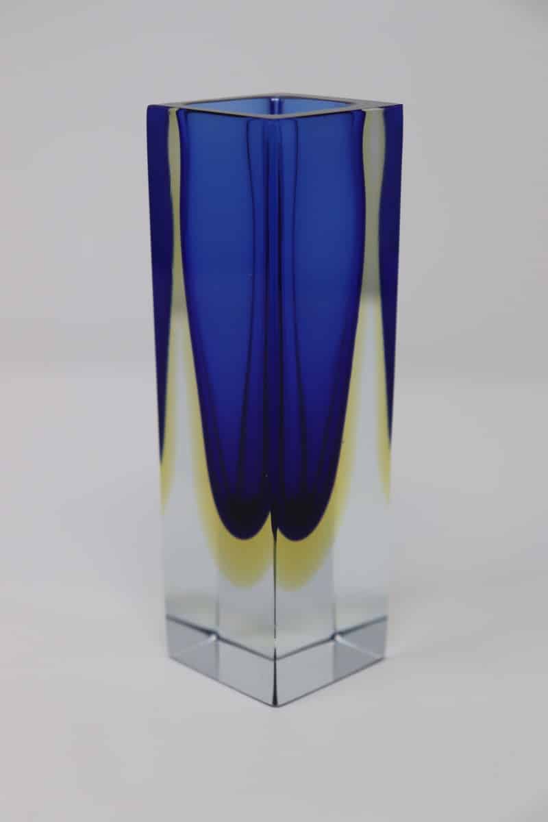 Small Blue Vase In Murano Glass, 1970s