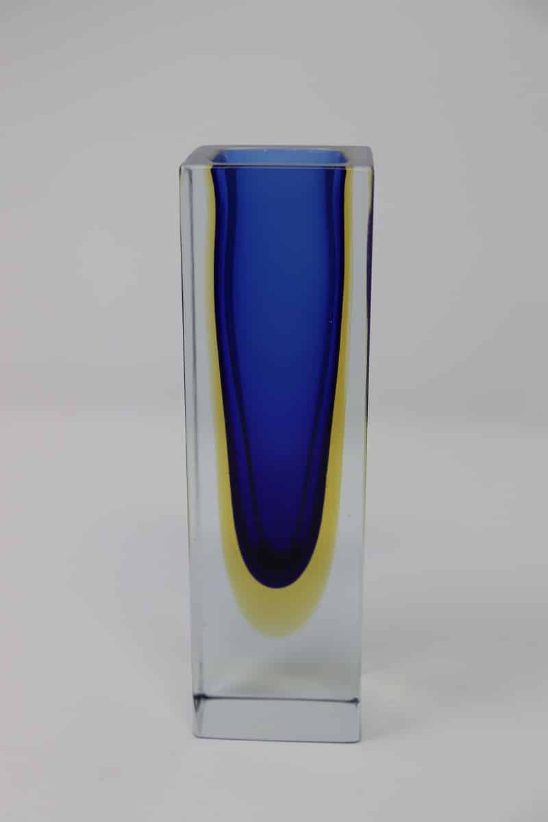 Small Blue Vase In Murano Glass, 1970s